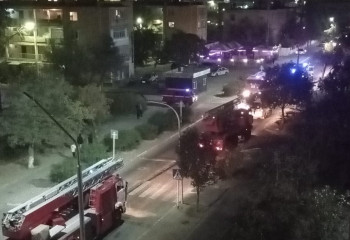 В Актау загорелась гостиница: Из пожара спасли человека