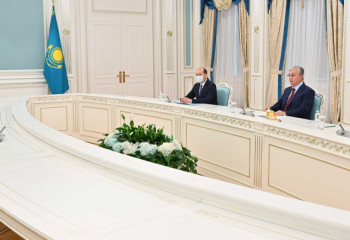 President Tokayev receives CSTO Secretary General Stanislav Zas