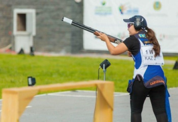 Сборная Казахстана по стендовой стрельбе завоевала медаль ЧМ