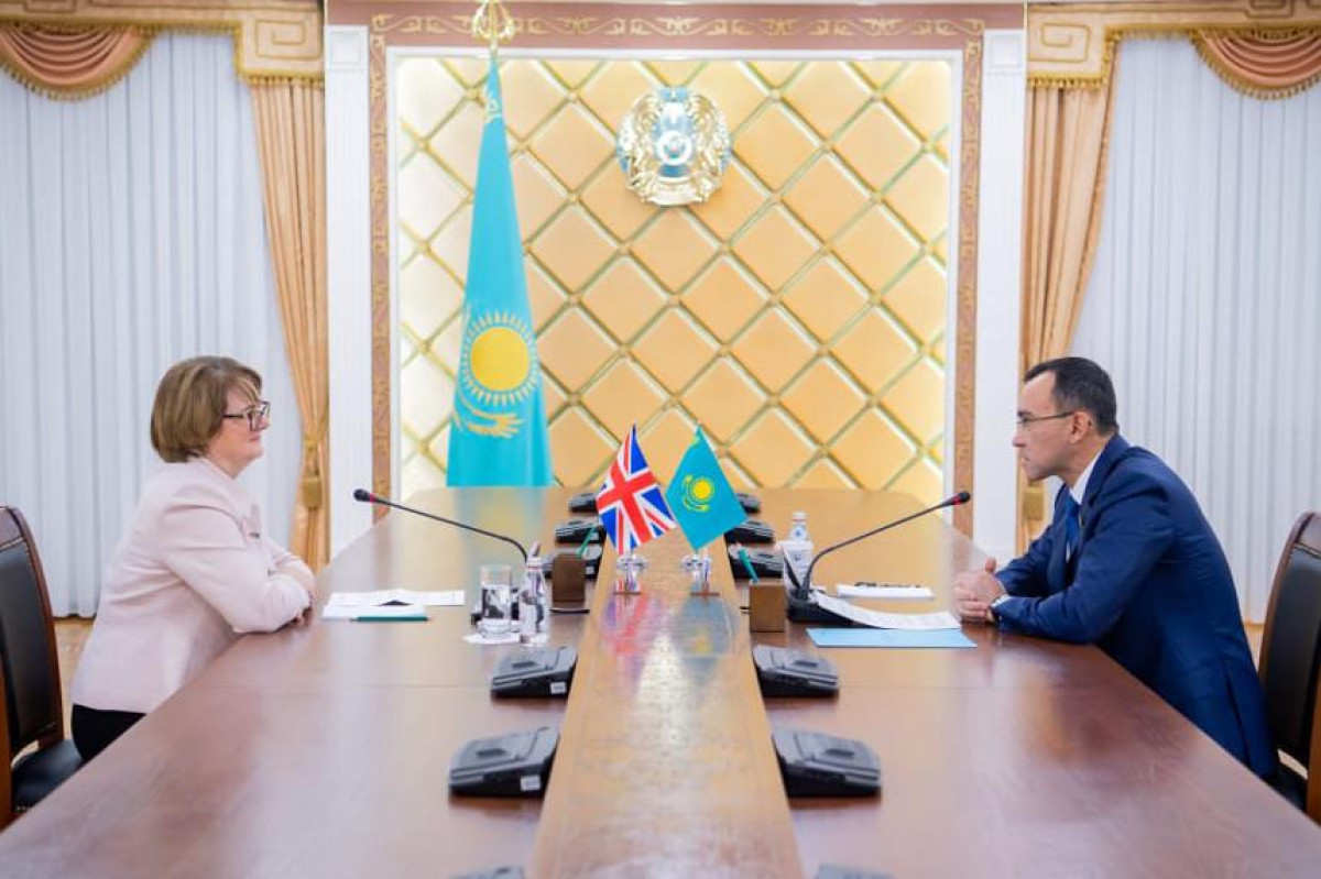 Kazakh Senate Speaker meets with UK Ambassador