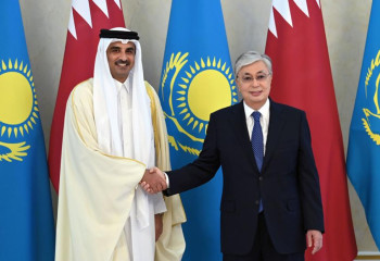 Мемлекет басшысы Қатар Әмірімен келіссөз жүргізді