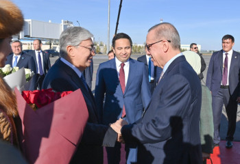 Астанаға Түркия президенті Режеп Тайип Ердоған келді