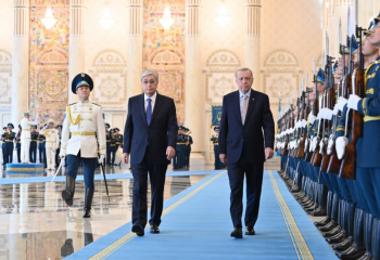 Tokayev and Erdoğan hold meeting in Akorda
