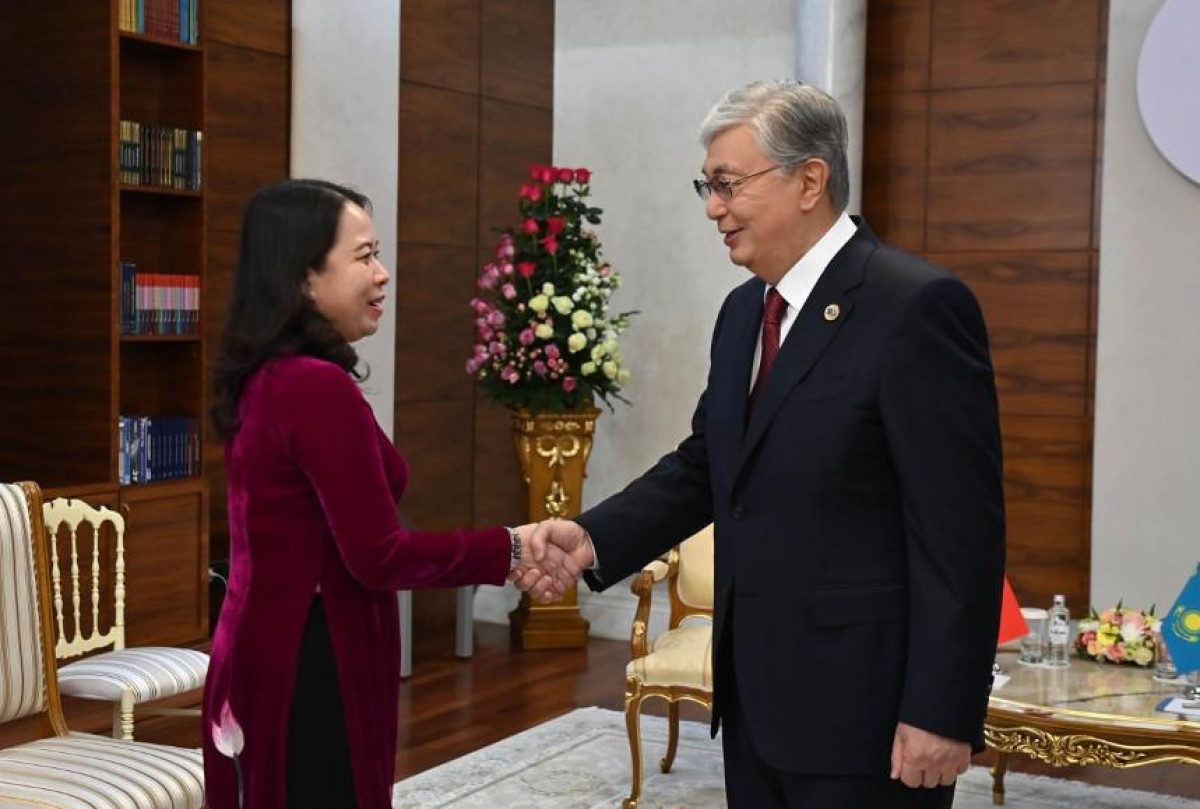 Kazakh President meets with Vice President of Vietnam Vo Thi Anh Xuan