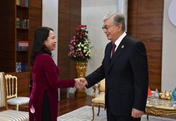 Kazakh President meets with Vice President of Vietnam Vo Thi Anh Xuan