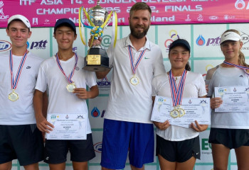 Казахстанские юные теннисисты победили в чемпионате Азии 