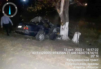 Четверо детей погибли в ДТП на трассе близ Алматы 