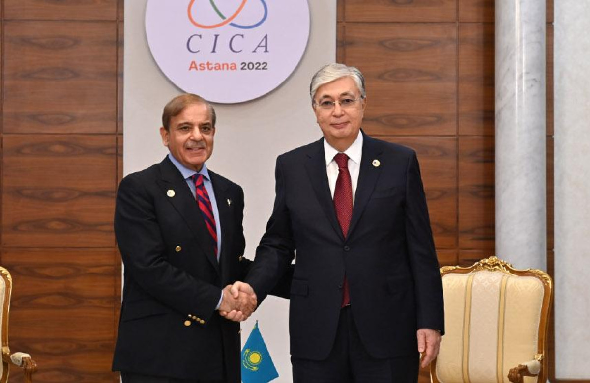President of Kazakhstan, Pakistan PM hold talks
