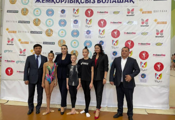 Көркем гимнастика. Шымкентте өткен чемпионатта астаналықтар топ жарды