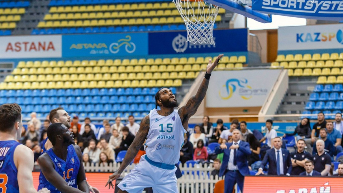 Баскетбольный клуб "Астана" одержал победу в матче единой лиги ВТБ