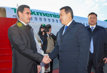 President of Turkmenistan arrives in Astana