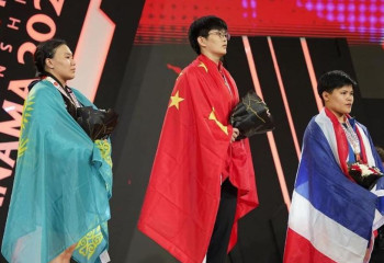 Kazakhstan wins silver at 2022 Asian Weightlifting Championships