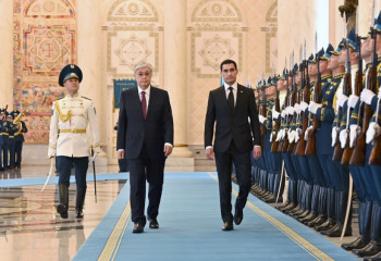 Ақордада Сердар Бердымұхамедовты салтанатты қарсы алу шарасы өтті