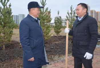 Комитет төрағасы мен «Есіл» ауданының әкімі экологиялық акцияға қатысты