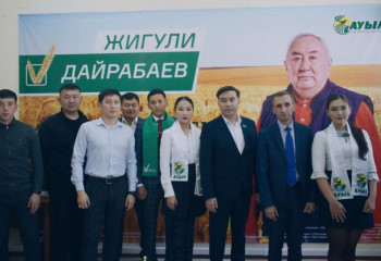 Семейде кандидат Жигули Дайрабаевтың өңірлік штабы ашылды