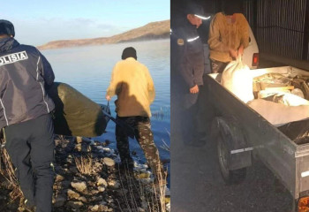 Браконьеров с четырьмя мешками рыбы задержали в Актюбинской области