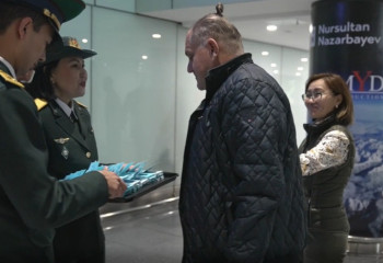 День республики: Пограничники первыми поздравили прибывших в РК гостей