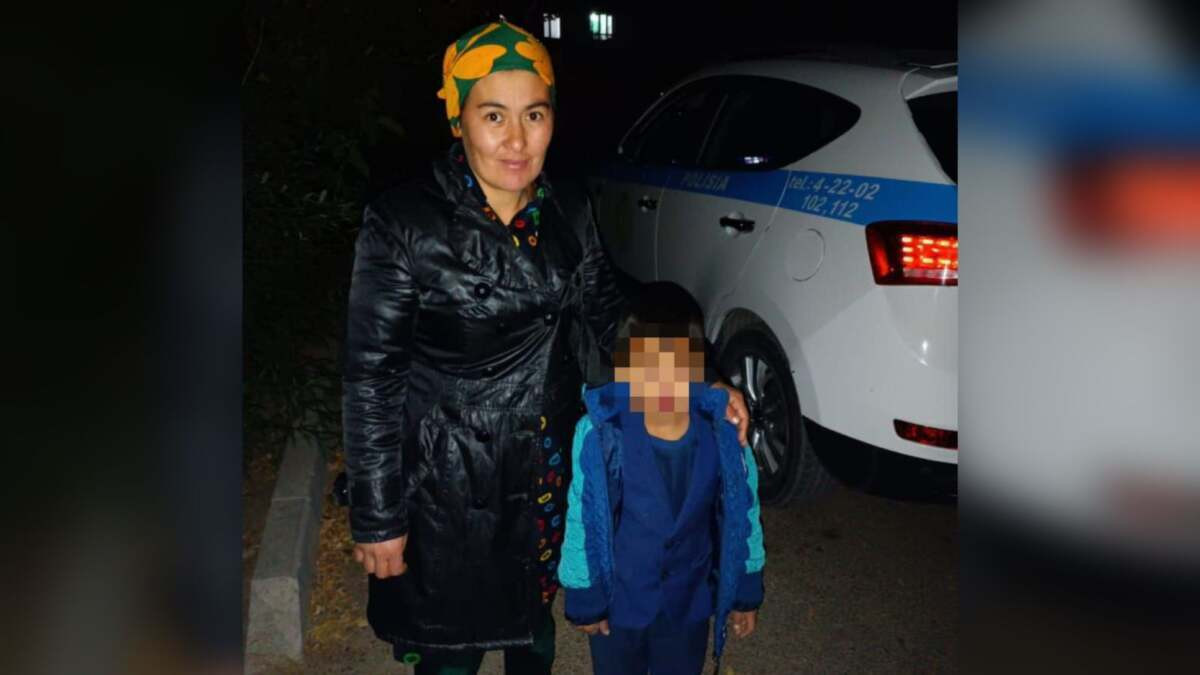 Түркістан полицейлері жоғалған 8 жастағы баланы тапты