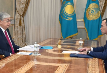 Президент Сенат төрағасы Мәулен Әшімбаевты қабылдады
