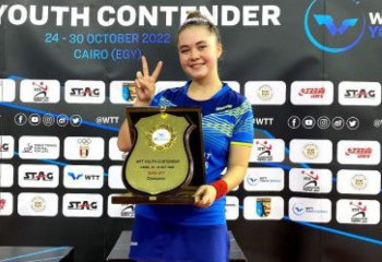 Kazakhstani wins gold at WTT YOUTH CONTENDER in Egypt