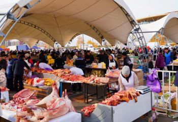 Ақмолалық шаруалар елордаға өз өнімдерін әкеледі