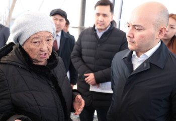 Министр нацэкономики встретился с жителями Шымкента