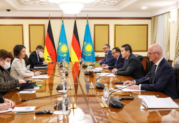 Әлихан Смайылов  Германияның сыртқы істер министрімен кездесті