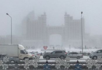 Ертең тұман түсіп, көктайғақ болады