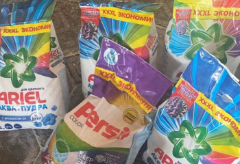 Түркістанда 8 тонна кір жуғыш ұнтақ тәркіленді