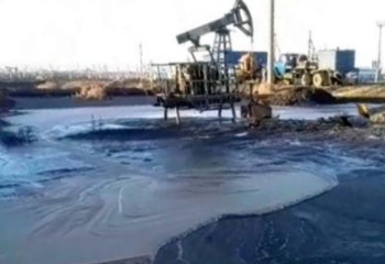 Возле сел в Актюбинской области произошел разлив нефти с водой