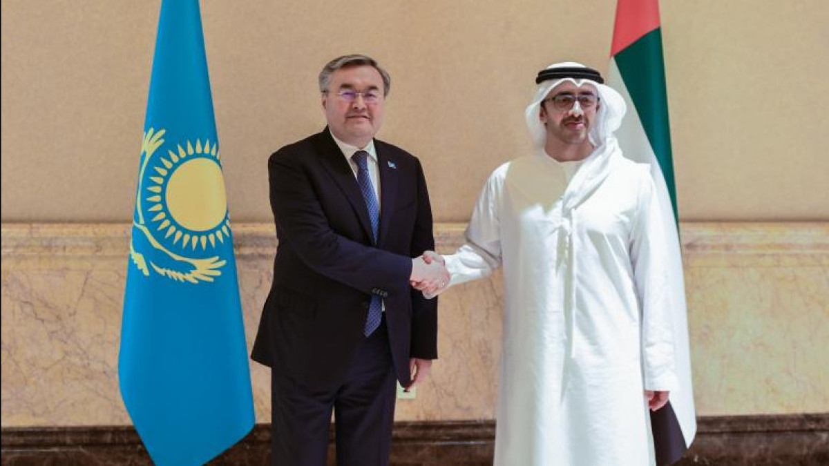 Kazakh FM pays official visit to UAE