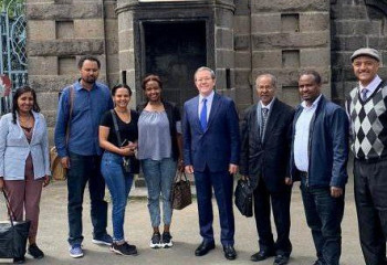 Students of Addis Ababa University interested in studying modern reforms in Kazakhstan