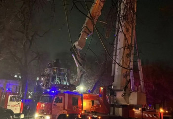 Алматыда мейрамхана өртеніп, 20 адам эвакуацияланды