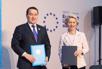 Қазақстан мен Еуроодақ стратегиялық әріптестік туралы құжатқа қол қойды