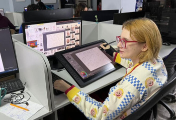 Бір анимациялық фильмді шығару үшін 50-ге жуық маман еңбек етеді