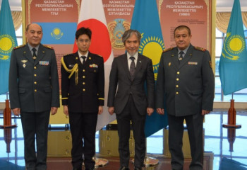 Жапония елшісі әскери жоғары оқу орнында дәріс өткізді