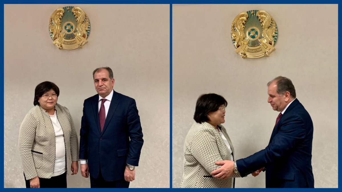 Эльвира Азимова встретилась с послом Армении в РК