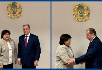 Эльвира Азимова встретилась с послом Армении в РК