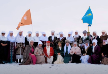 Необычную акцию в поддержку кандидата в президенты провели в Акмолинской области