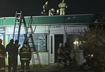 Ақтауда базар өртенді