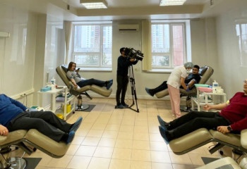 Члены штаба Каракат Абден стали донорами