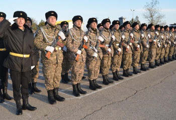 В Актау морские пехотинцы приняли присягу