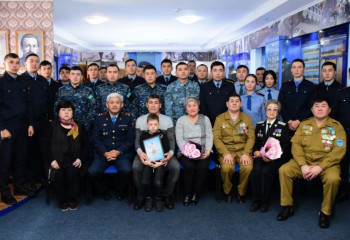 Қарағаны қаласының полициясында ерлік сағаты өтті