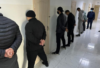 Ақтауда полиция қызметкерлері бұзақылық ниетпен кісі өлтіруге оқталған 6 күдіктіні  ұстады