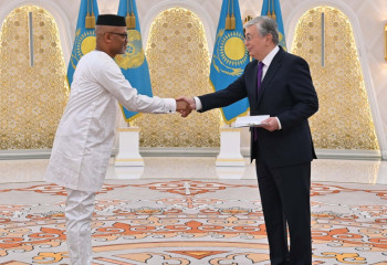 Президент Казахстана принял верительные грамоты у послов ряда стран