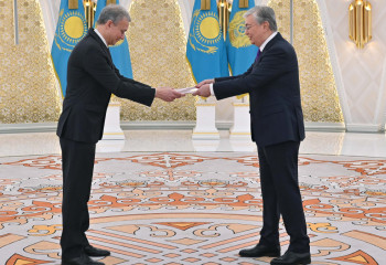 Президент бірқатар мемлекеттің елшілерінен сенім грамоталарын қабылдады