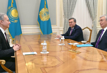 Kazakh President receives U.S. Ambassador Daniel Rosenblum
