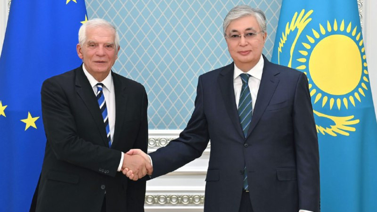Tokayev holds meetings  with Vice-President of European Commission Josep Borrell
