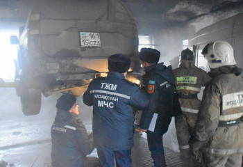 Взрыв произошел на СТО в Петропавловске, есть пострадавшие