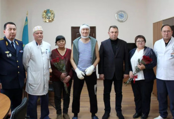 Астанада зардап шеккен өрт сөндірушінің отбасына пәтер берілді